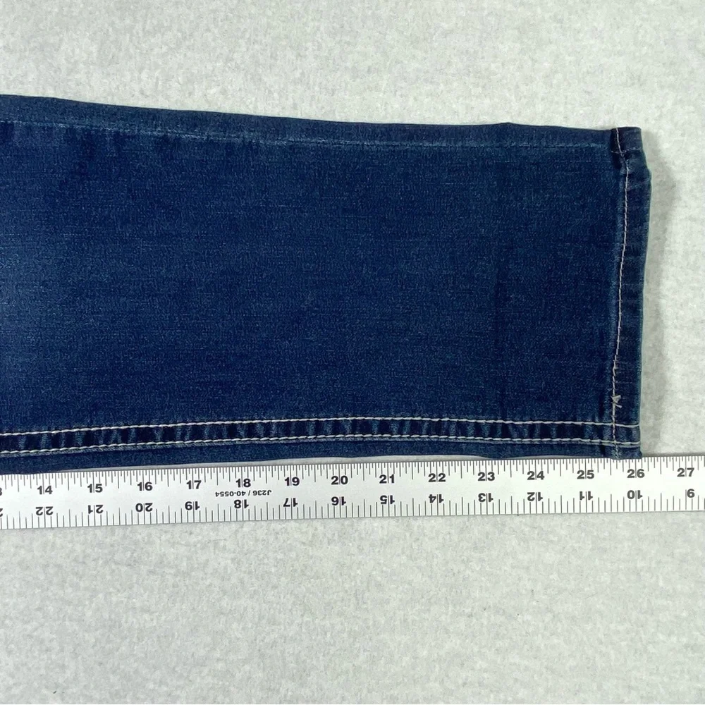 Wallflower Jeans Women 7 Luscious Curvy Fit Straight Leg Crop Mid Rise Denim NWT - Picture 14 of 14
